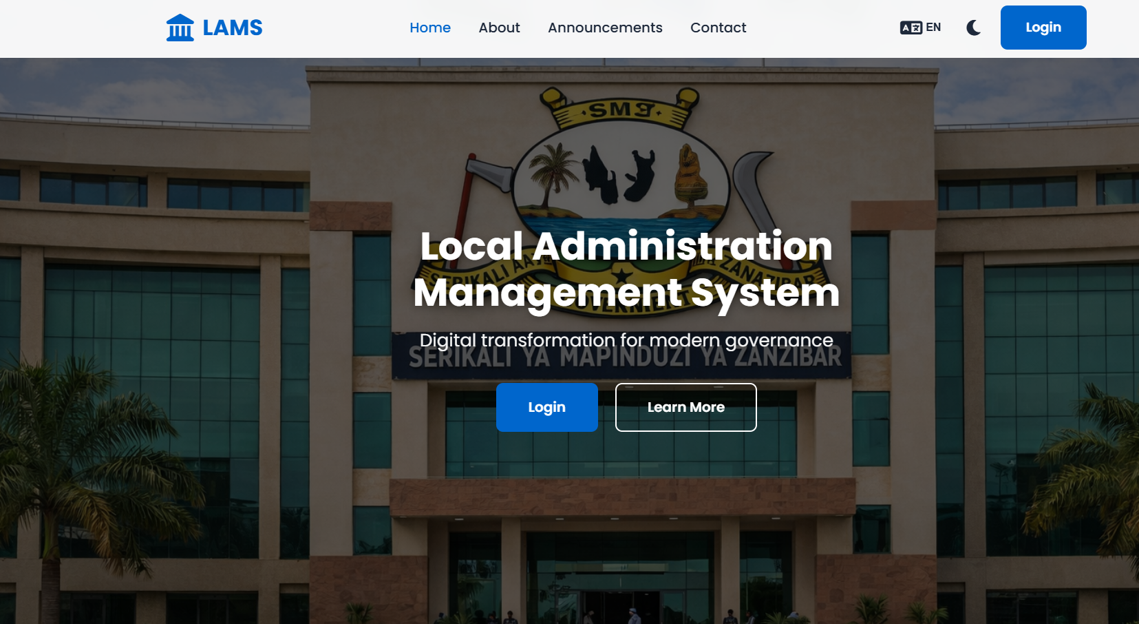 LAMS — Local Administration Management System preview