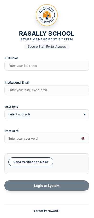 School Staff Management System preview